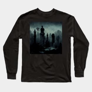Haunted graveyard Long Sleeve T-Shirt